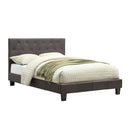 LEEROY Queen & Twin Bed Ivory & Gray - 5th Ave Furniture
