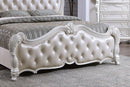 Ventresca 4 & 5 Piece Queen Bedroom Set White & Chrome - 5th Ave Furniture