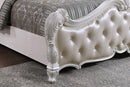 Ventresca 4 & 5 Piece Queen Bedroom Set White & Chrome - 5th Ave Furniture