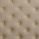 Aubree Bed Beige - 5th Ave Furniture