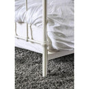 IRIA Vintage White Cal.King, E.King, & Full Bed - 5th Ave Furniture