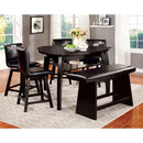 HURLEY Black Counter Ht. Table - 5th Ave Furniture