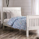 Rockwall Full, Queen, & Twin Bed White, Gray, & White - 5th Ave Furniture