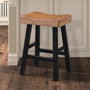 Biasca 24" Stool (2/CTN) White, Brown, & Black