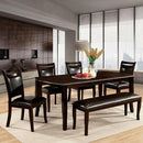 Woodside Dining Table Set with Bench - 5th Ave Furniture