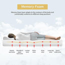 Artemisia 8" Memory Foam Mattress White