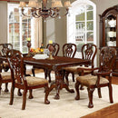 ELANA Brown Cherry Dining Table w/ 18" Butterfly Leaf - 5th Ave Furniture