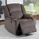 HADRIAN Power Recliner, Brown