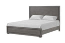 Crowthorne E.King & Queen Bed Grey & White - 5th Ave Furniture