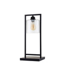 Zoe Black 6"H Table Lamp