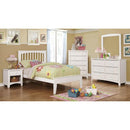 Pine Brook Cherry & White Full Bed