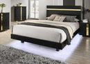 Lillestrom Bed Black - 5th Ave Furniture