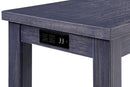 Caerleon 3 & 4 Piece Counter Ht. Set Gray & Blue - 5th Ave Furniture