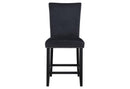 D04 BLACK VELVET BAR STOOL