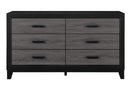 LISBON GREY AND BLACK DRESSER