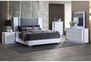 YLIME-SMOOTH WHITE-KBG FULLY SLATTED W/ VANITY SET-N - 5th Ave Furniture