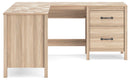 Battelle 60" Home Office Desk with Return - 5th Ave Furniture