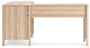 Battelle 60" Home Office Desk with Return - 5th Ave Furniture