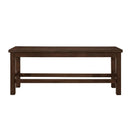 Schleiger Counter Height Bench in Dark Brown 5400-24BH