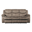 Bastrop Double Reclining Sofa in Brown 8230FBR-3