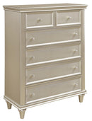 Celandine 6 Drawer Chest in Silver 1928-9