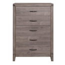 Woodrow 5 Drawer Chest in Gray 2042-9