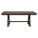 Toulon Dining Table in Dark Pewter 5438-96*
