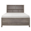 Woodrow Full Platform Bed in Gray 2042NBF-1*