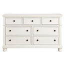 Laurelin 7 Drawer Dresser in White 1714W-5
