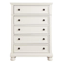 Laurelin 5 Drawer Chest in White 1714W-9
