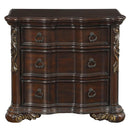 Royal Highlands 3 Drawer Nightstand in Rich Cherry 1603-4
