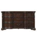 Royal Highlands 9 Drawer Dresser in Rich Cherry 1603-5