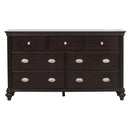 Marston 7 Drawer Dresser in Dark Cherry 2615DC-5