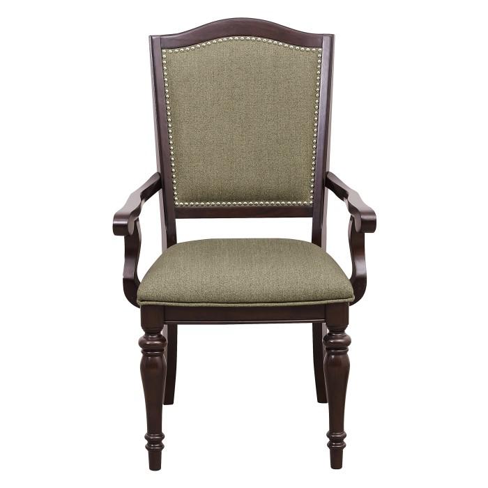 Marston Arm Chair in Dark Cherry (Set of 2)