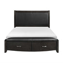 Lyric King Sleigh Storage Bed in Brownish Gray 1737KNGY-1EK