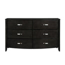 Lyric 6 Drawer Dresser in Brownish Gray 1737NGY-5