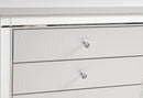 Alonza 3 Drawer Nightstand in White 1845-4