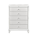 Alonza 5 Drawer Chest in White 1845-9