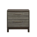 Vestavia 2 Drawer Nightstand in Gray 1936-4
