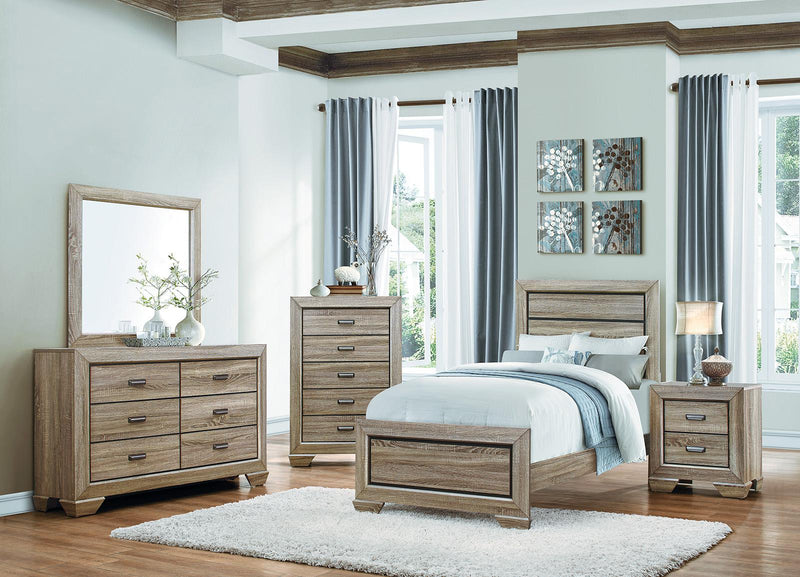 Homelegance Beechnut Twin Bed in Natural