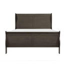 Mayville Full Sleigh Bed in Gray