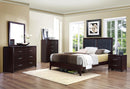Edina 2 Drawer Nightstand in Espresso-Hinted Cherry 2145-4