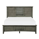 Garcia Full Panel Bed in Gray