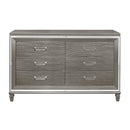 Tamsin Dresser in Silver Grey Metallic 1616-5