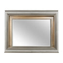Tamsin Mirror in Silver Grey Metallic 1616-6