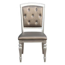 Orsina Side Chair in Silver (Set of 2)
