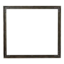 Holverson Mirror in Rustic Brown & Gunmetal 1715-6