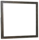 Holverson Mirror in Rustic Brown & Gunmetal 1715-6