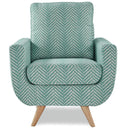 Deryn Accent Chair in Teal 8327TL-1S