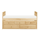 Bartly Twin/Twin Trundle Bed w/ 2 Storage Drawers in Natural B2043PR-1*
